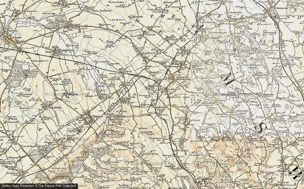 Old Map of Horsenden, 1897-1898 in 1897-1898