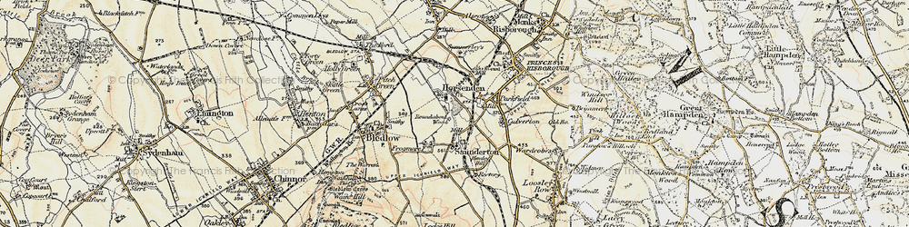 Old map of Horsenden in 1897-1898