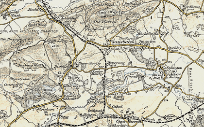 Old map of Horseway Head in 1900-1903