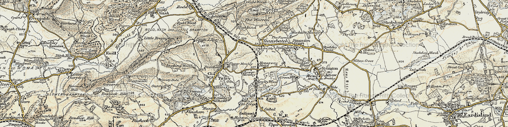 Old map of Horseway Head in 1900-1903