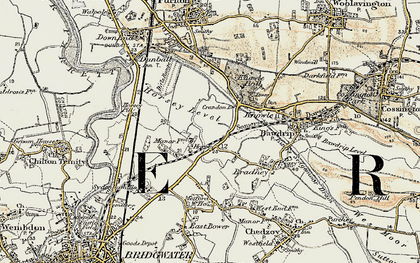 Old map of Horsey in 1898-1900