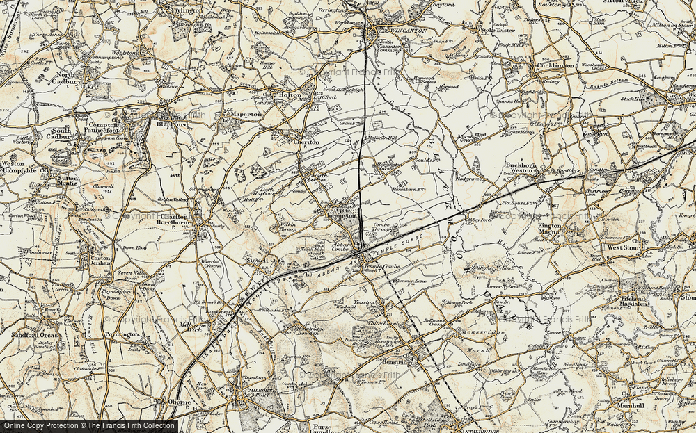 Old Map of Horsington, 1899 in 1899