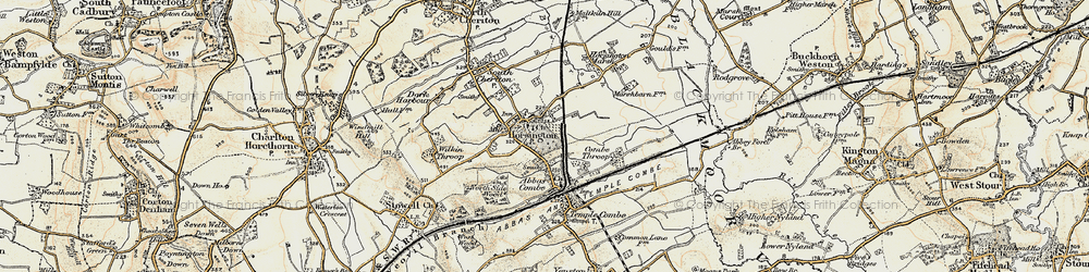 Old map of Horsington in 1899