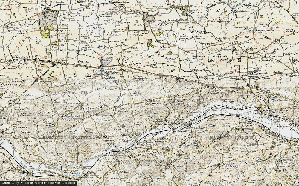 Old Map of Horsley, 1901-1903 in 1901-1903