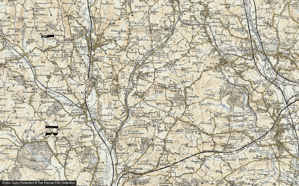 Old Map of Horsley, 1902-1903 in 1902-1903