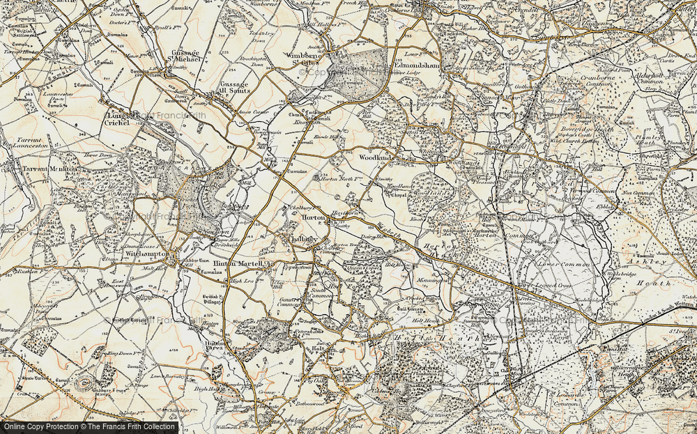 Old Map of Horton, 1897-1909 in 1897-1909