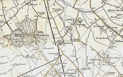Old map of Horton in 1898-1899