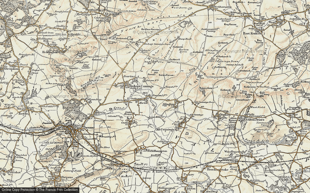 Old Map of Horton, 1898-1899 in 1898-1899
