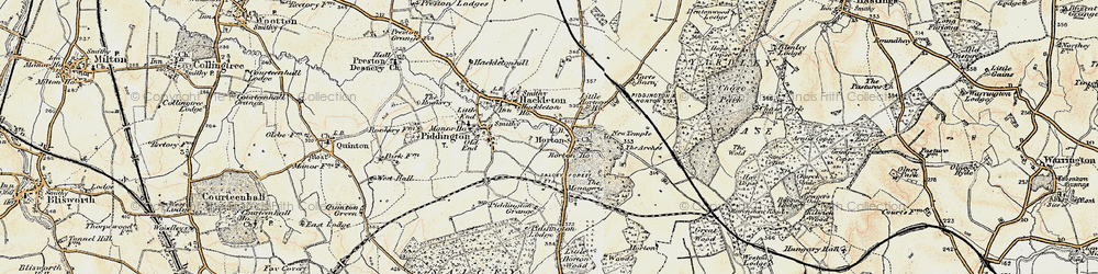 Old map of Horton in 1898-1901