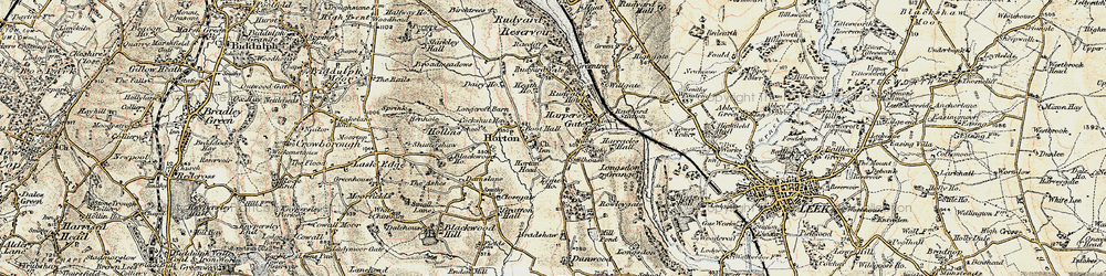 Old map of Horton in 1902-1903