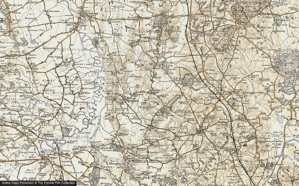 Old Map of Horton Green, 1902 in 1902