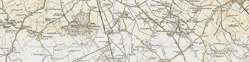 Old map of Horton Wharf in 1898-1899