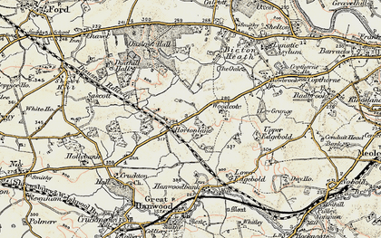 Old map of Hortonlane in 1902