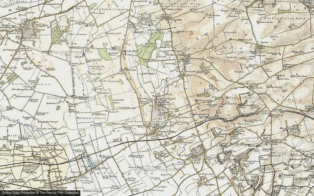 Old Map of Hotham, 1903 in 1903