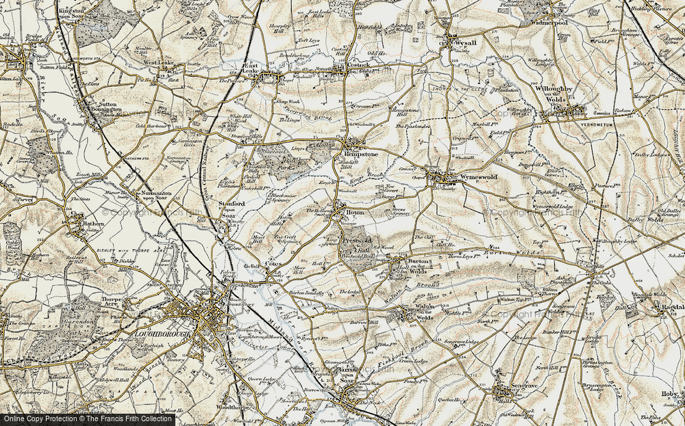 Old Map of Hoton, 1902-1903 in 1902-1903