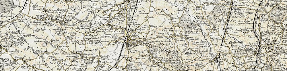 Old map of Brynlow in 1902-1903
