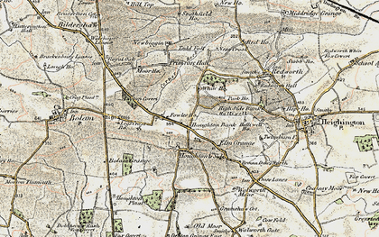 Old map of Houghton Bank in 1903-1904