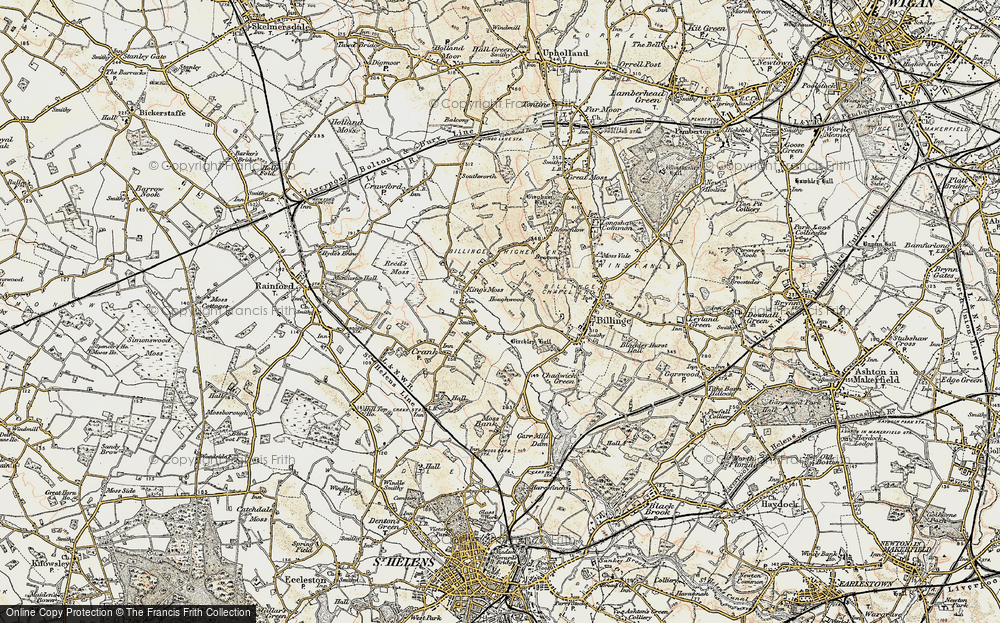 Old Map of Houghwood, 1903 in 1903