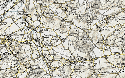 Old map of Houses Hill in 1903