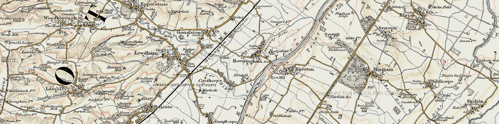 Old map of Lansic Ho in 1902