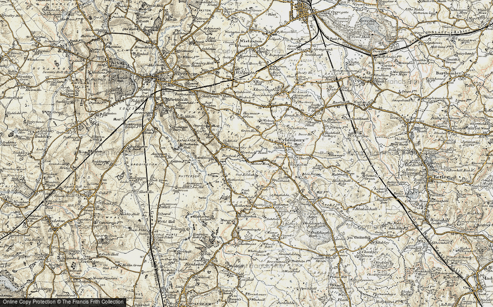 Old Map of Howbeck Bank, 1902 in 1902