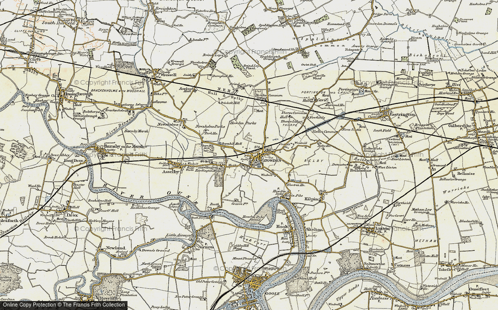 Old Map of Howden, 1903 in 1903
