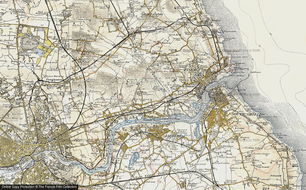 Old Map of Howdon, 1901-1903 in 1901-1903