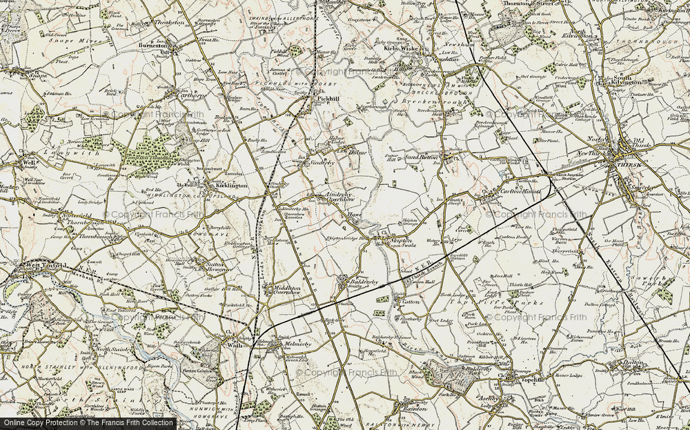 Old Map of Howe, 1903-1904 in 1903-1904