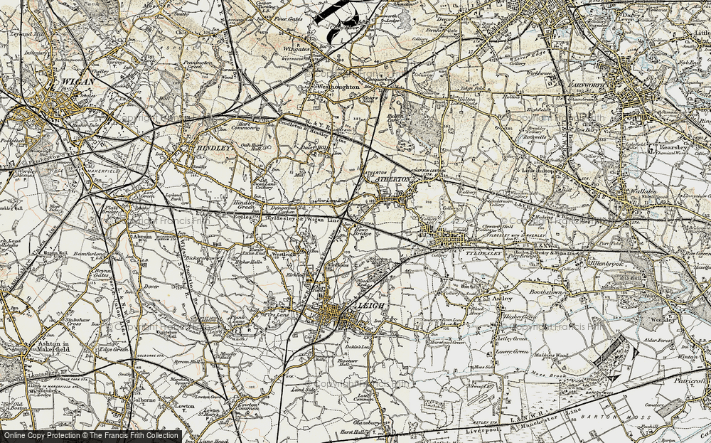 Old Map of Howe Bridge, 1903 in 1903