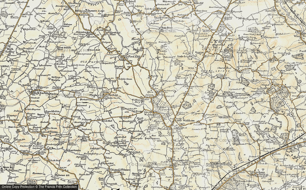 Old Map of Howe Street, 1898-1899 in 1898-1899