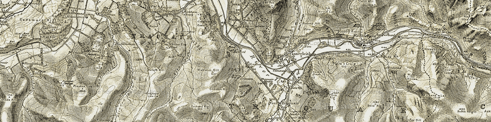 Old map of Howford in 1903-1904