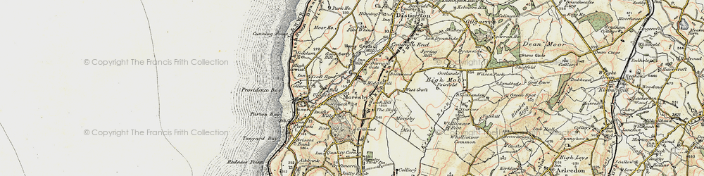 Old map of Barngill Ho in 1901-1904