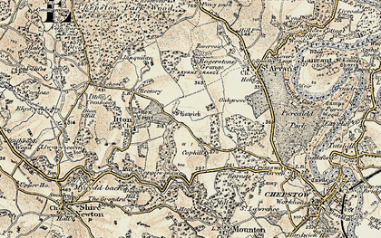 Old map of Howick in 1899-1900