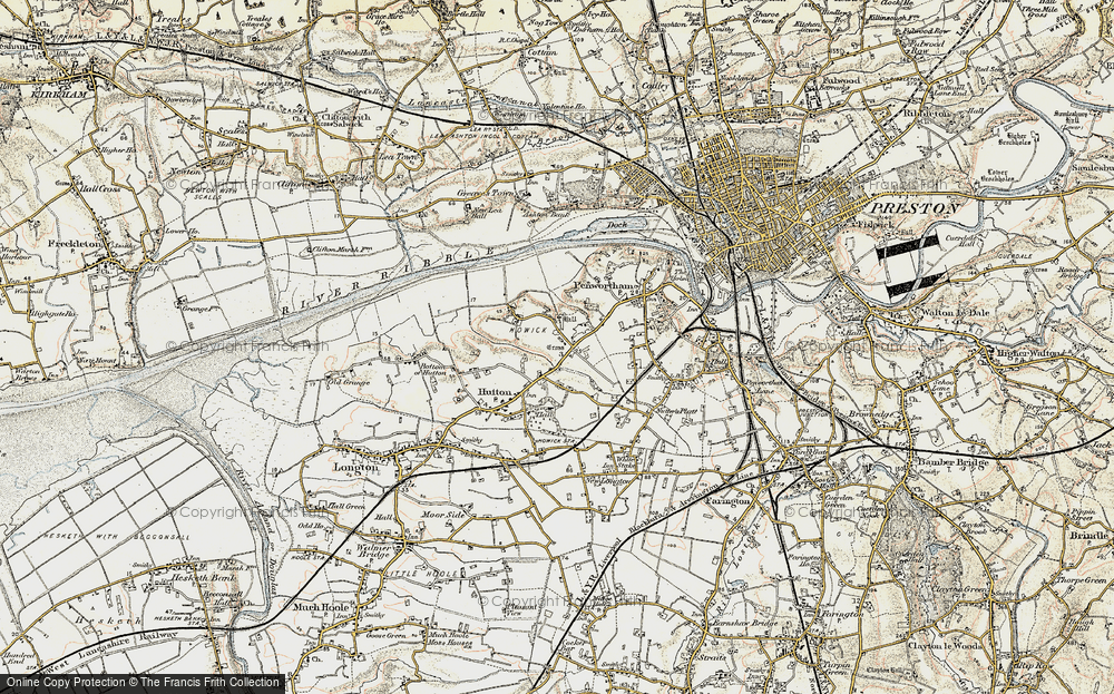 Old Map of Howick Cross, 1903 in 1903