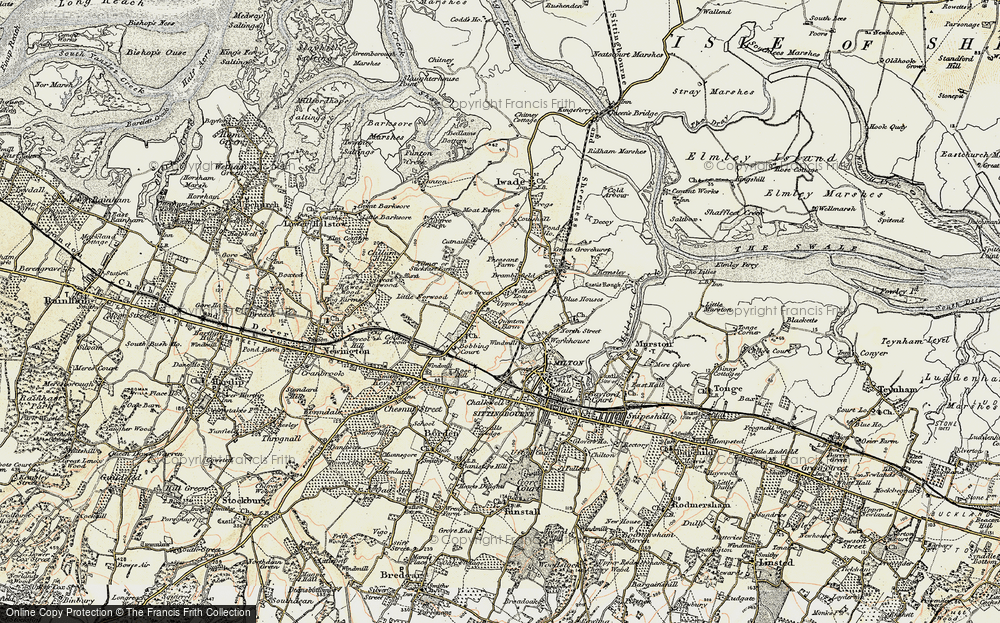 Old Map of Howt Green, 1897-1898 in 1897-1898