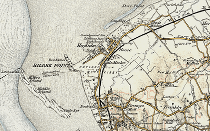Old map of Hoylake in 1902-1903