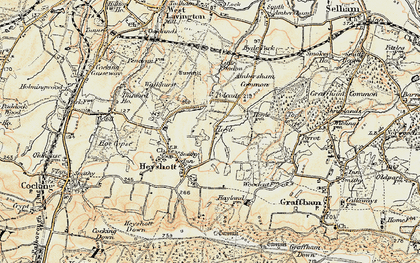 Old map of Hoyle in 1897-1900