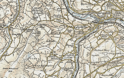 Old map of Hubberton Green in 1903