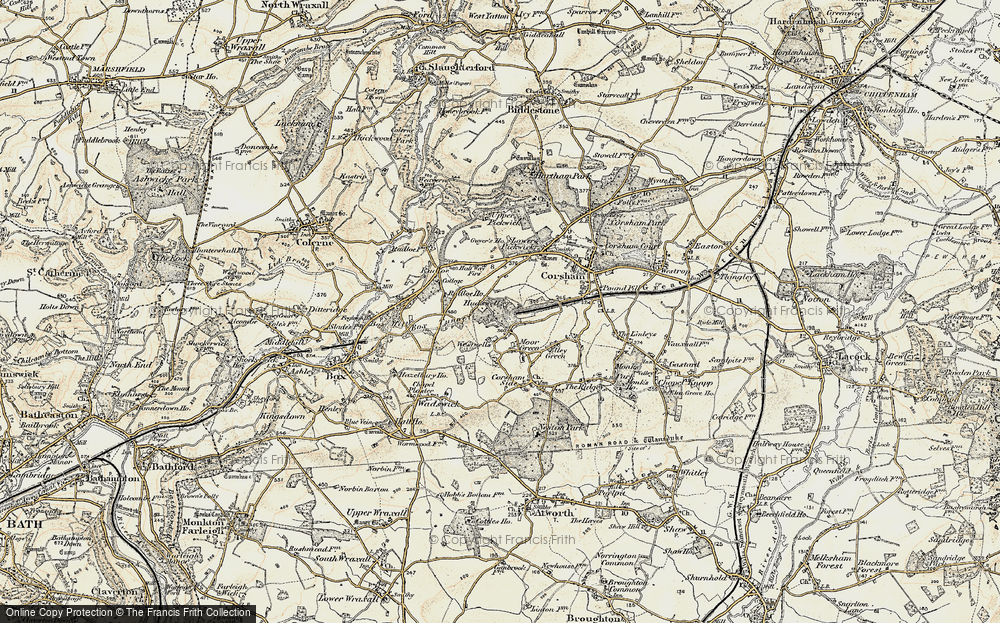 Old Map of Hudswell, 1899 in 1899
