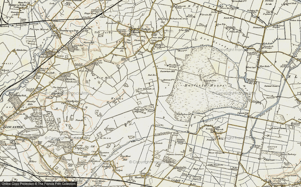 Old Map of Huggin Carr, 1903 in 1903