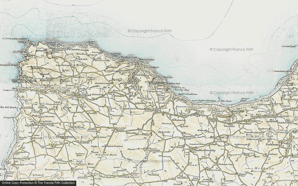 Old Map of Hugglepit, 1900 in 1900