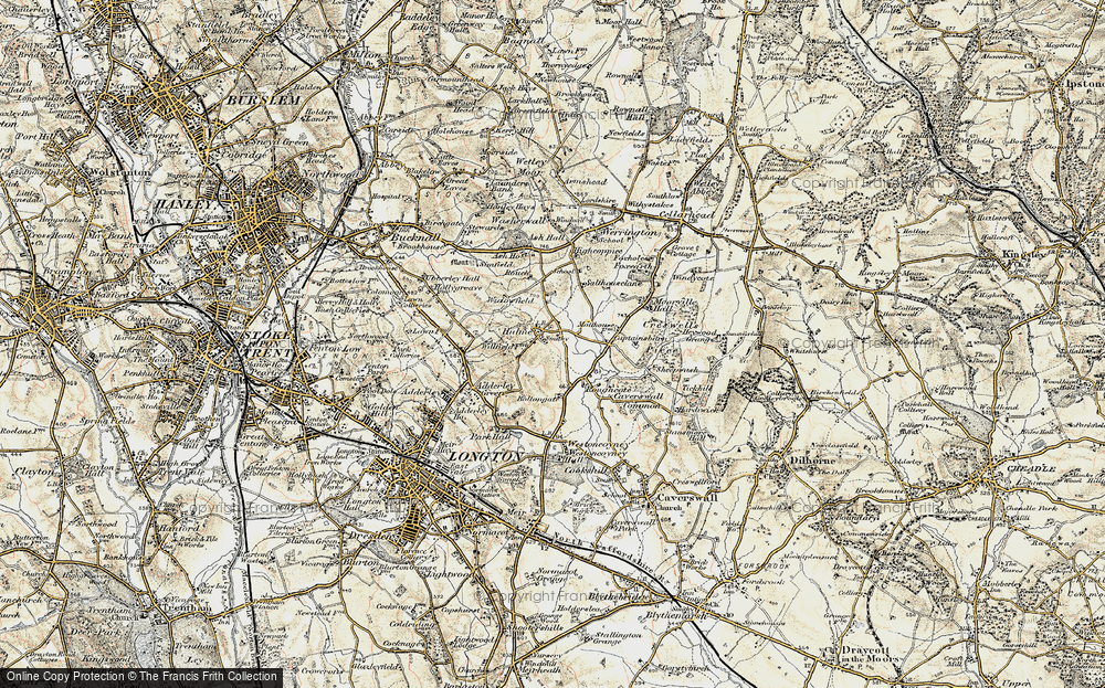 Old Map of Hulme, 1902 in 1902