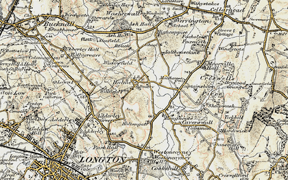 Old map of Hulme in 1902