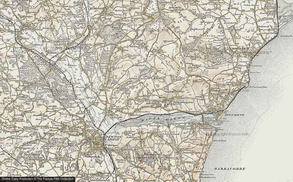 Old Map of Humber, 1899 in 1899