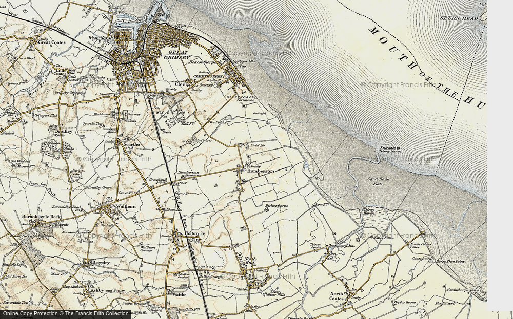 Old Map of Humberston, 1903-1908 in 1903-1908