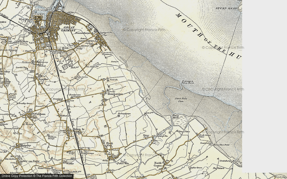 Old Map of Humberston Fitties, 1903-1908 in 1903-1908