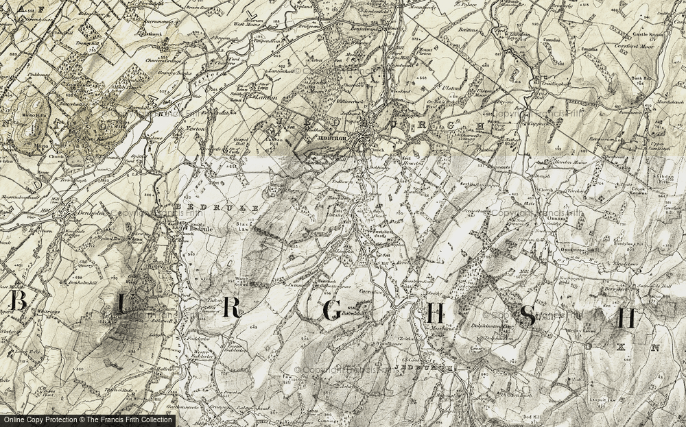Old Map of Hundalee, 1901-1904 in 1901-1904