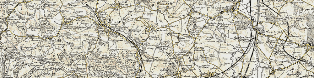 Old map of Hundall in 1902-1903