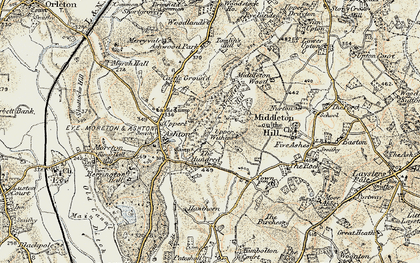 Old map of Hundred, The in 1899-1902