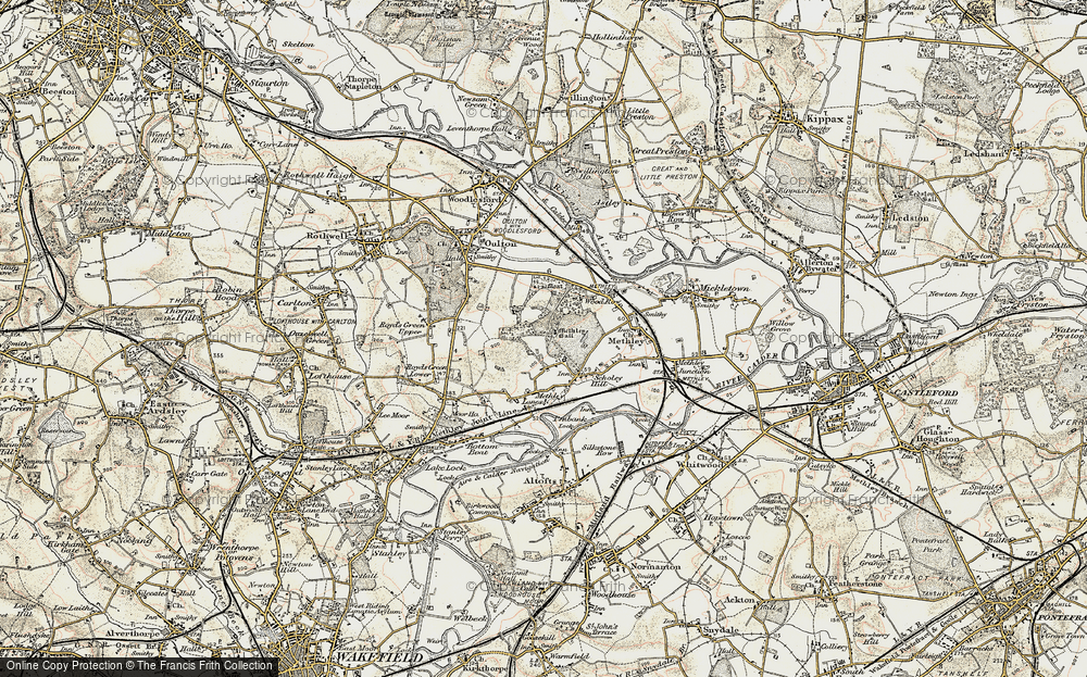 Old Map of Hungate, 1903 in 1903
